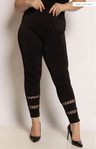 Picture of LEGGING WITH CHIFFON INSERT